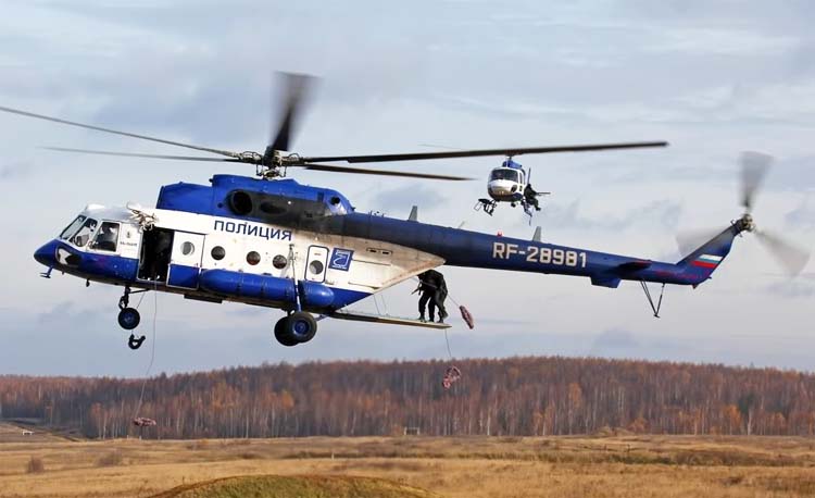 Полицейский вертолет Ми-8 АТ