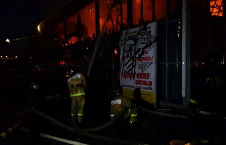 Пожар в гриль-баре "Маки" Владивостока