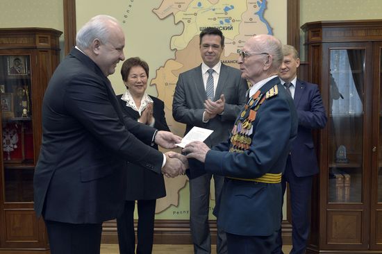 Ветеран Великой Отечественной войны Григорий Заболоцкий удостоен Ордена За заслуги перед Хакасией