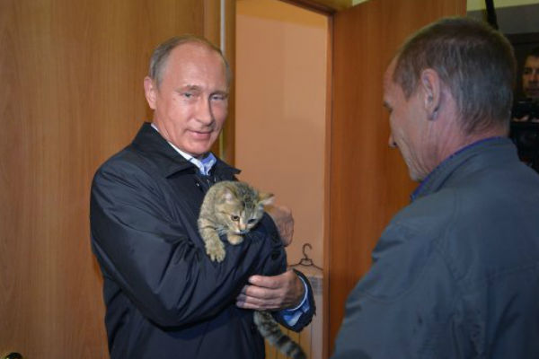 Путин в Хакасии в Краснополье