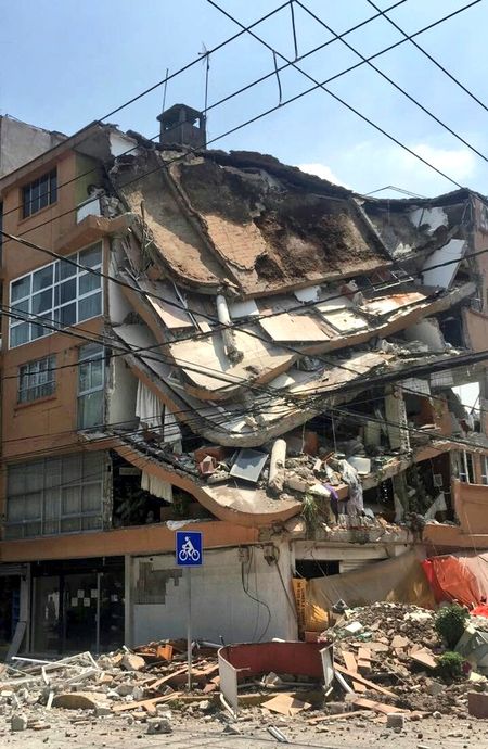 землетрясение в Мексике