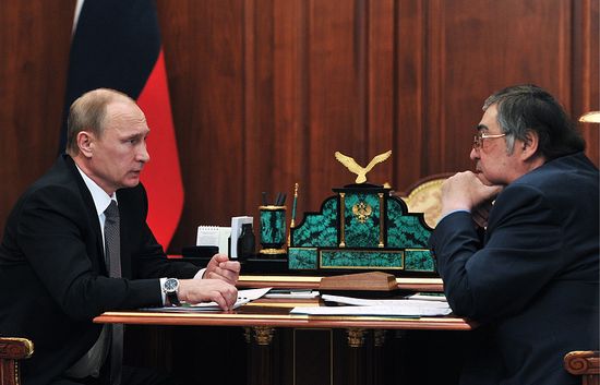 Путин и Тулеев