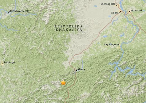 Землетрясение в хакасии сегодня
