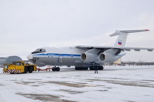 Ил-76МД-90А. Кадр ТВ "Звезда"