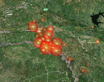 Онлайн карта термоточек