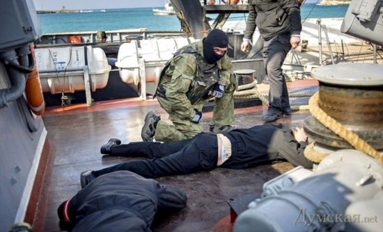штурм украинских кораблей