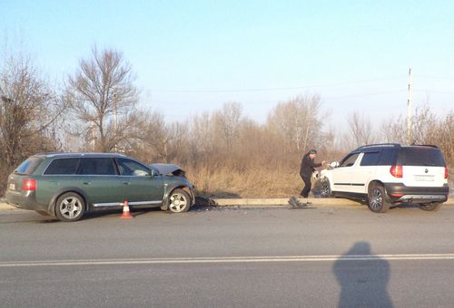 Лобовое столкновение в Абакане