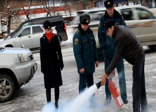 Огнетушитель проверка