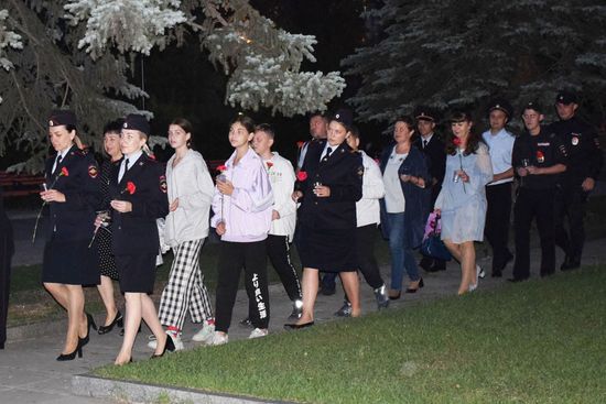 Транспортные полицейские Хакасии присоединились к Всероссийской акции «Свеча памяти»